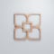 Ekena Millwork Extra Small Olivia Decorative Fretwork Wood Wall Panels, Cherry, 7 3/8"W x 7 3/8"H x 3/8"T WALW08X08X0375OLVCH - alternate 4